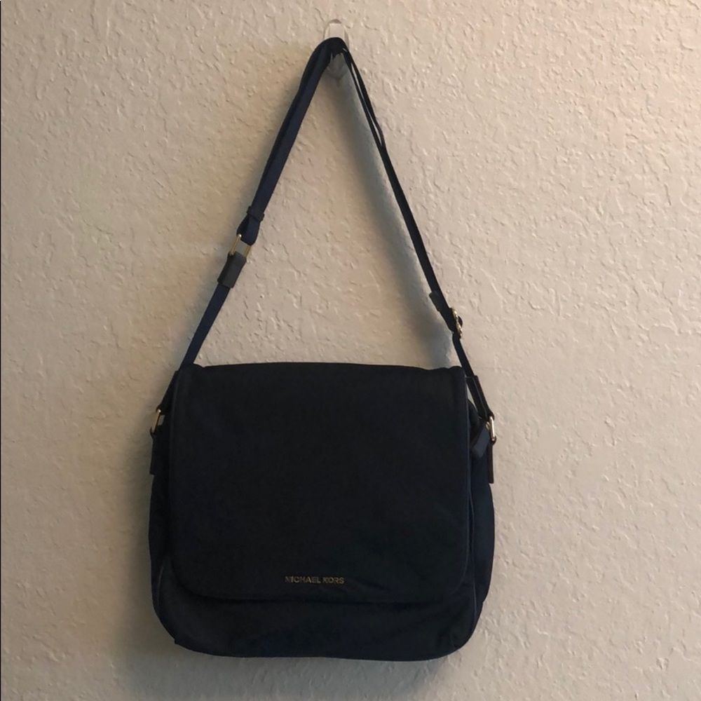 Michael Kors navy blue crossbody bag